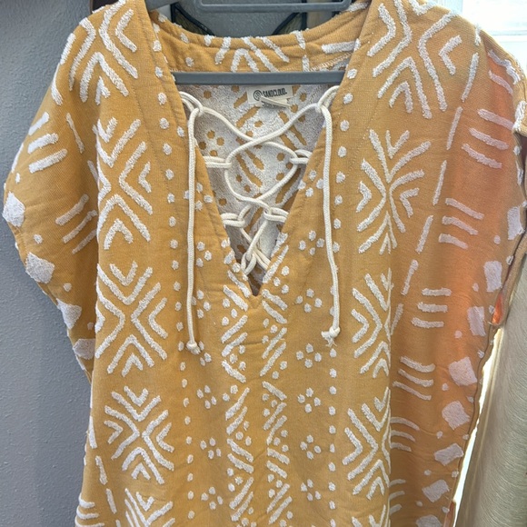 Sand Cloud Adobe Mudcloth Cover Up Sunflower - Picture 3 of 6